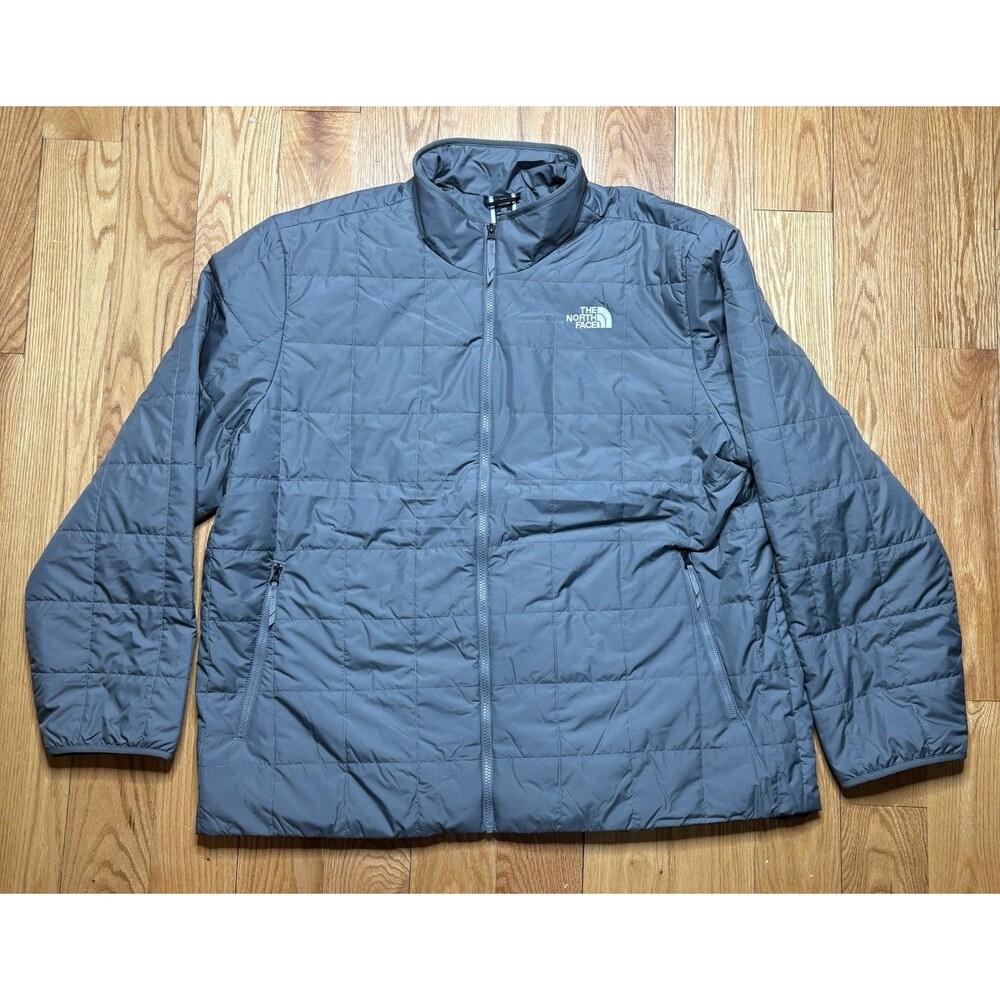 The North Face Circular Design Mens Insulated Puffer Jacket gray Sz XXXL 3XL